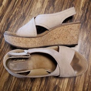 Clark's wedge sandal